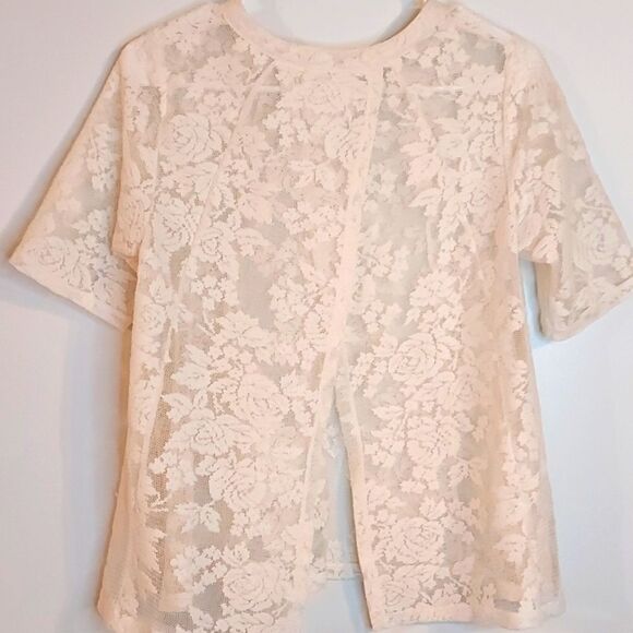 BCBGeneration Womens Cream Top - Picture 8 of 10